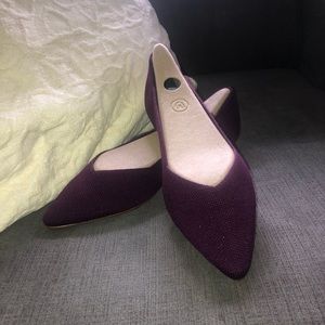 Aubergine “The Point” Rothy’s BRAND NEW